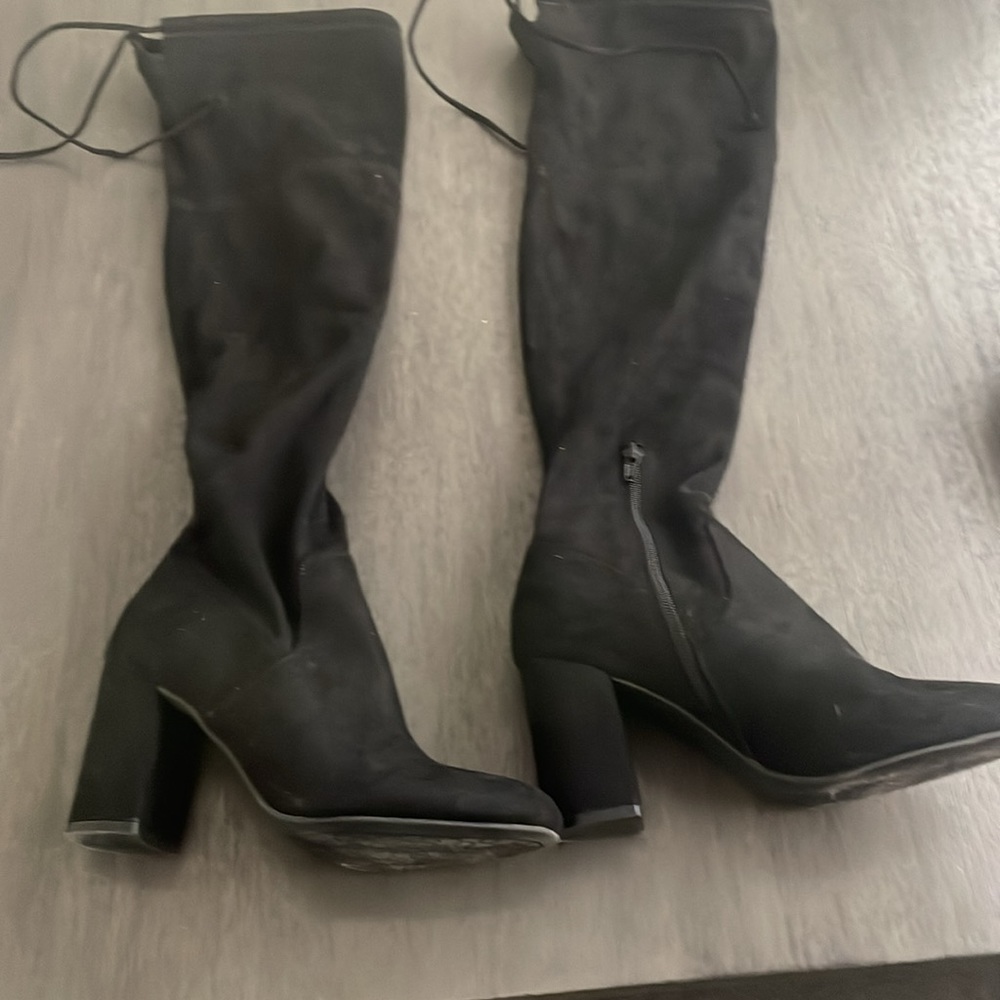 Kelly & Katie black over the knee boot size 6.5m. - Picture 2 of 5